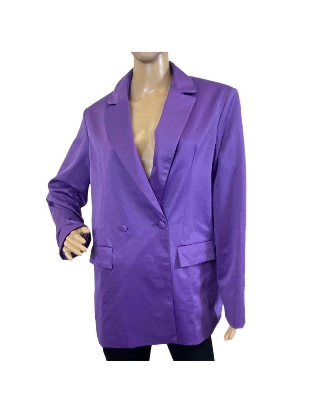 Extro & Vert - Purple Suit Jacket - Medium - New With Tags